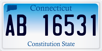 CT license plate AB16531