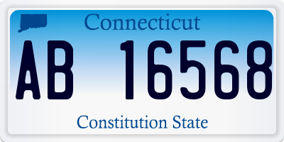 CT license plate AB16568