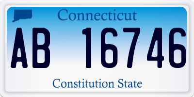 CT license plate AB16746