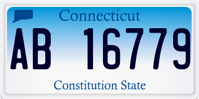 CT license plate AB16779