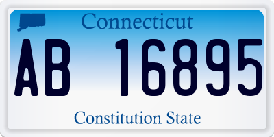 CT license plate AB16895