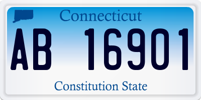 CT license plate AB16901