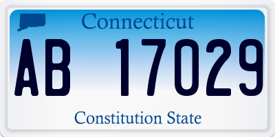 CT license plate AB17029