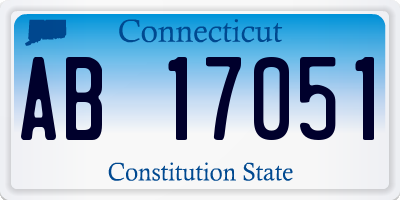 CT license plate AB17051