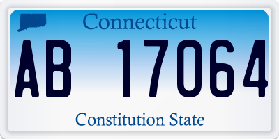 CT license plate AB17064