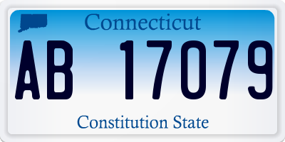 CT license plate AB17079