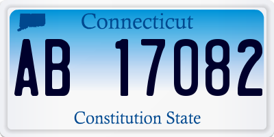 CT license plate AB17082