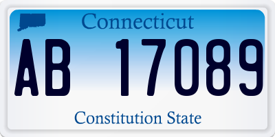 CT license plate AB17089