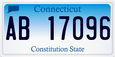 CT license plate AB17096