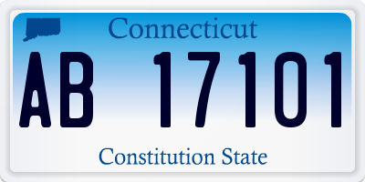 CT license plate AB17101