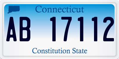 CT license plate AB17112