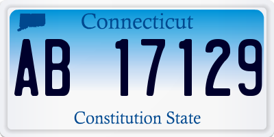 CT license plate AB17129