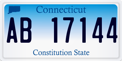 CT license plate AB17144