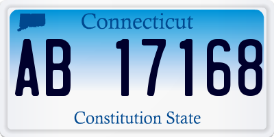 CT license plate AB17168