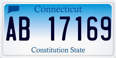 CT license plate AB17169