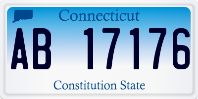 CT license plate AB17176
