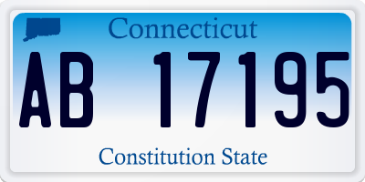 CT license plate AB17195