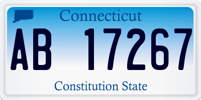 CT license plate AB17267