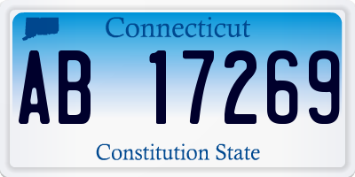 CT license plate AB17269