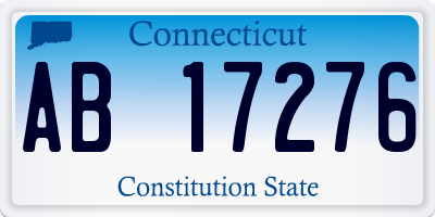 CT license plate AB17276