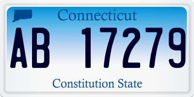 CT license plate AB17279