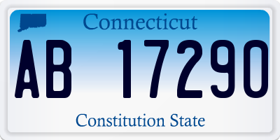 CT license plate AB17290