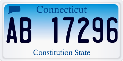 CT license plate AB17296
