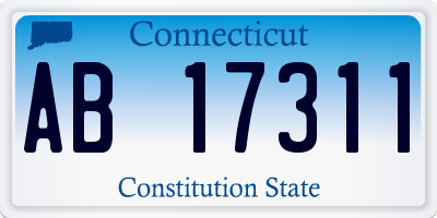 CT license plate AB17311