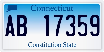 CT license plate AB17359