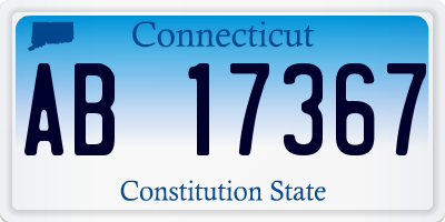 CT license plate AB17367