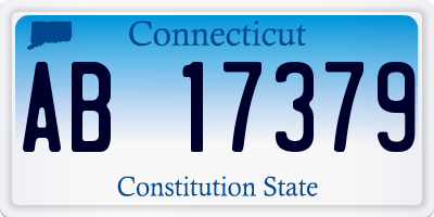 CT license plate AB17379