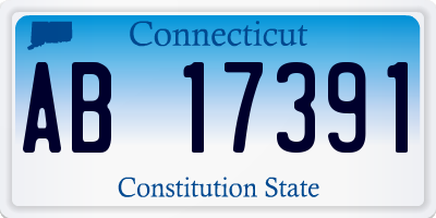 CT license plate AB17391