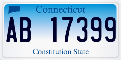 CT license plate AB17399