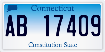 CT license plate AB17409