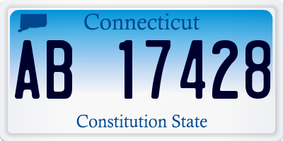 CT license plate AB17428