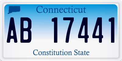 CT license plate AB17441