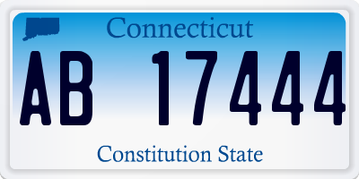 CT license plate AB17444