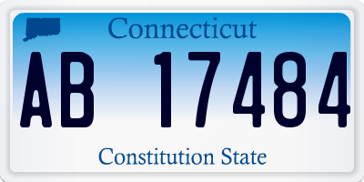 CT license plate AB17484