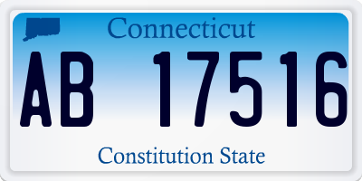 CT license plate AB17516