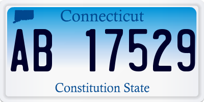 CT license plate AB17529