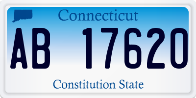 CT license plate AB17620