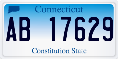 CT license plate AB17629