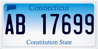 CT license plate AB17699