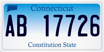 CT license plate AB17726