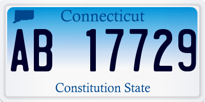 CT license plate AB17729