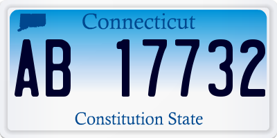 CT license plate AB17732