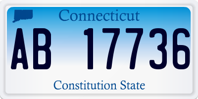 CT license plate AB17736