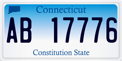 CT license plate AB17776