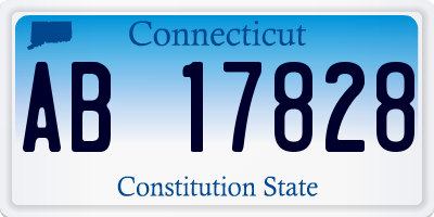 CT license plate AB17828