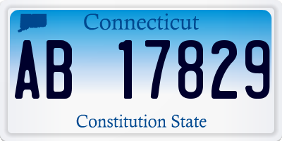 CT license plate AB17829